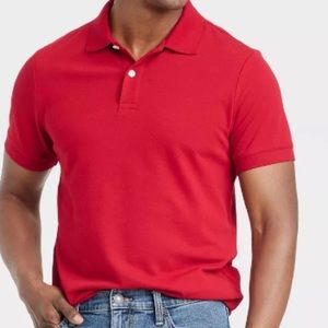 Goodfellow & Co. The Every Wear Polo in red velvet